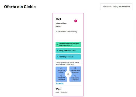 Porównanie cen abonamentu przed i po okresie promocji