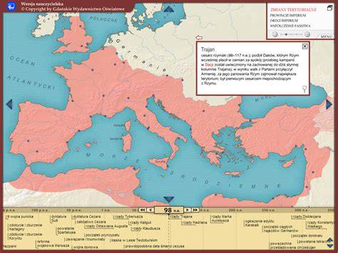 Mapa Rzymskiego Imperium w okresie triumwiratu