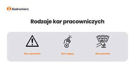 Schemat kar porządkowych w Kodeksie pracy
