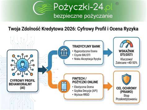 Schemat analizy zdolności kredytowej przez bank