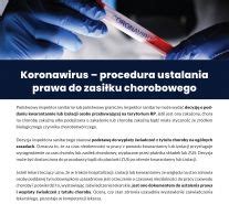 Schemat ustalania prawa do zasiłku chorobowego dla żołnierzy