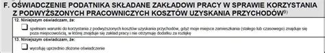 Porównanie podstawowych i podwyższonych kosztów uzyskania przychodu