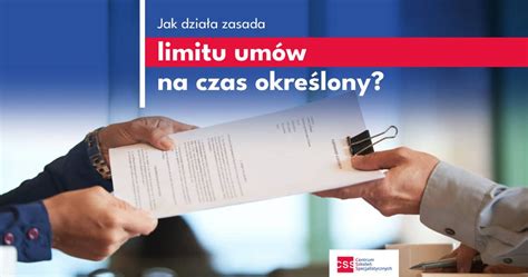 Infografika przedstawiająca limity umów na czas określony