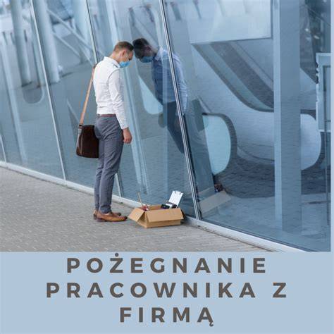 Grafika przedstawiająca symboliczne rozstanie pracownika z firmą i symbol choroby.