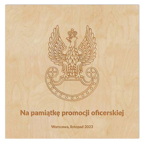 Symboliczne przedstawienie awansu wojskowego