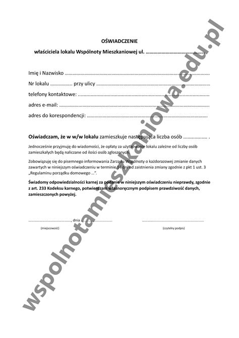 Zarząd wspólnoty mieszkaniowej