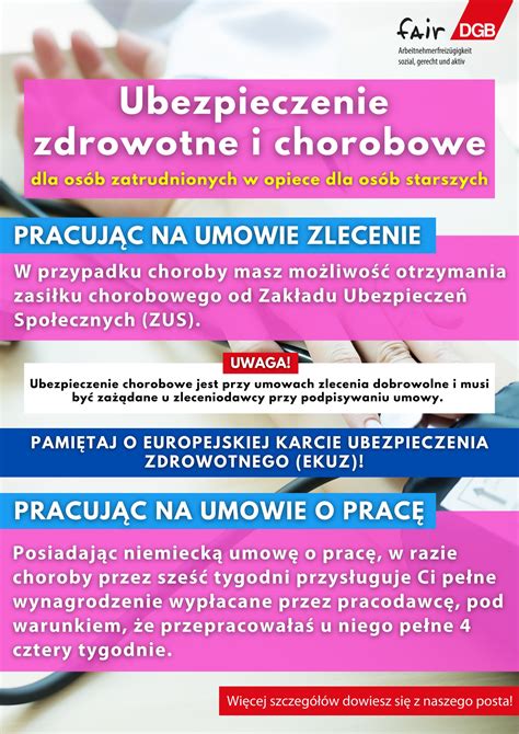 Zasady ubezpieczenia chorobowego przy umowie zlecenia