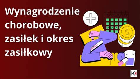Schemat porównujący wynagrodzenie chorobowe i zasiłek chorobowy
