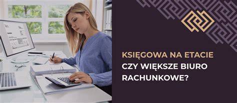 Schemat porównujący księgowego na etacie i biuro rachunkowe