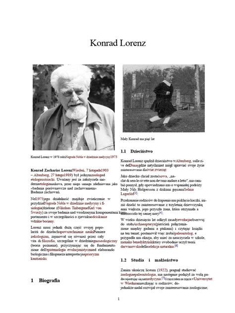 Konrad Lorenz i jego badania nad zachowaniem zwierząt
