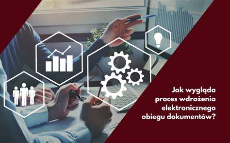 Ilustracja przedstawiająca proces elektronicznego obiegu zwolnień lekarskich