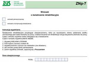 Proces składania wniosku o świadczenie rehabilitacyjne