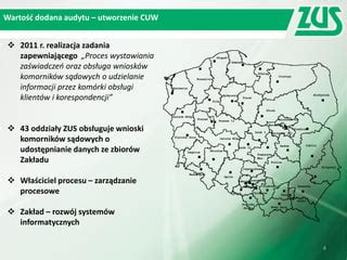 Mapa przedstawiająca zasięg działania ZUS