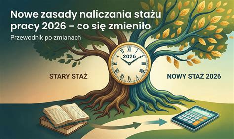 Schemat naliczania stażu pracy do wymiaru urlopu