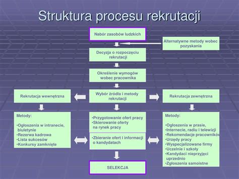 Struktura uniwersytetu i proces rekrutacji