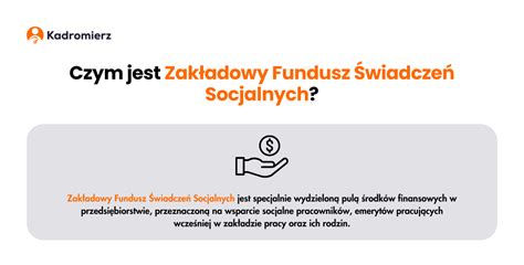 Schemat działania Zakładowego Funduszu Świadczeń Socjalnych