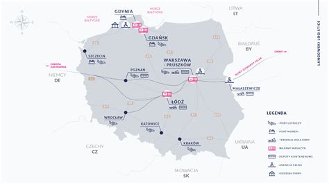 Mapa pokazująca lokalizacje biur IT.integro w Polsce