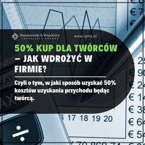Infografika przedstawiająca zasady stosowania 50% kosztów uzyskania przychodów