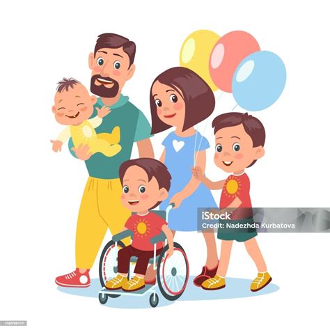 Rodzina opiekująca się chorym dzieckiem