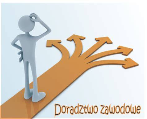 Grafika przedstawiająca ścieżki kariery i doradztwo zawodowe