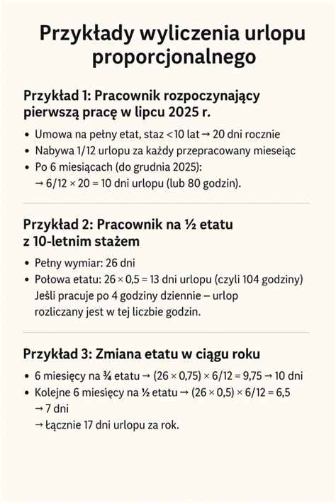 Urlop proporcjonalny przy zmianie pracodawcy