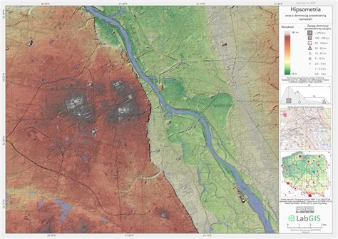 Mapa z zaznaczoną lokalizacją posterunku granicznego