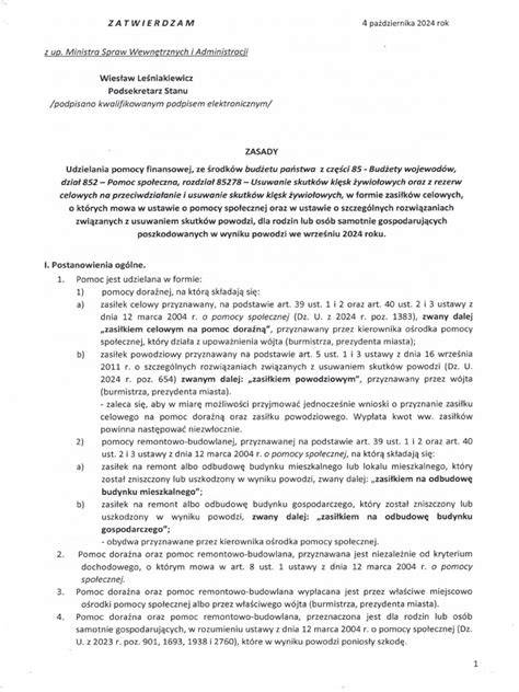 Schemat przedstawiający zasady przyznawania odprawy