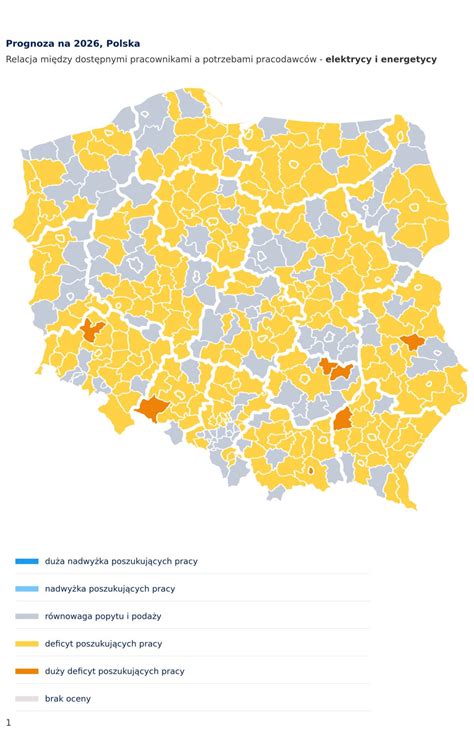 Mapa pokazująca rozkład związków zawodowych w Polsce