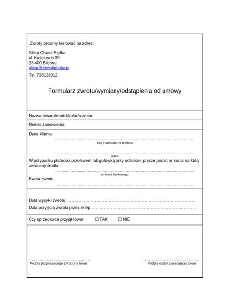 ikona symbolizująca proces odstąpienia od umowy