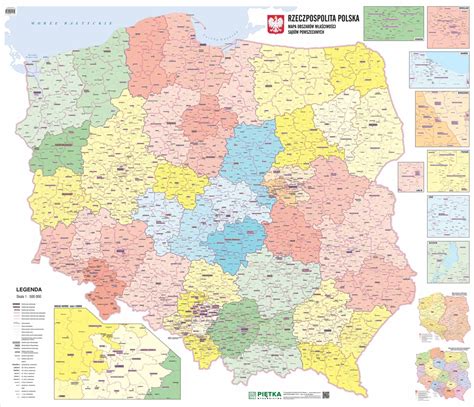 Mapa sądów w Polsce