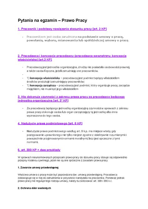 Różne formy nawiązania stosunku pracy