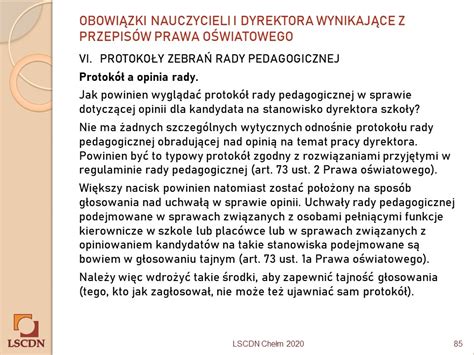 Schemat przedstawiający kolizję przepisów prawa oświatowego i Karty Nauczyciela dotyczących zatrudnienia dyrektora