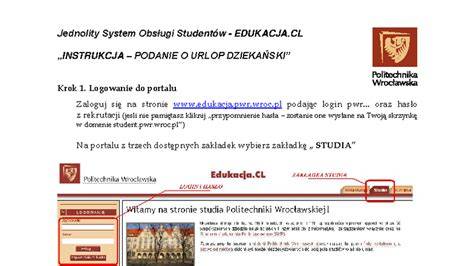 Proces składania podania o urlop dziekański