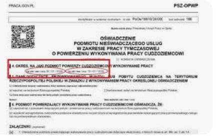 Dokumenty do pracy w Polsce