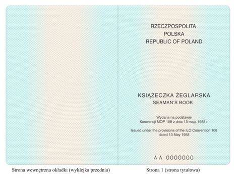 Przykładowy wpis do książeczki żeglarskiej