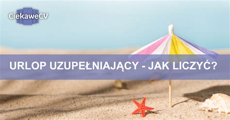 Przykładowe obliczenie urlopu proporcjonalnego