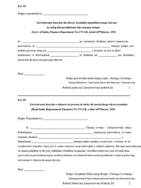 Tabela okresów zasiłkowych w zależności od przyczyny niezdolności do pracy