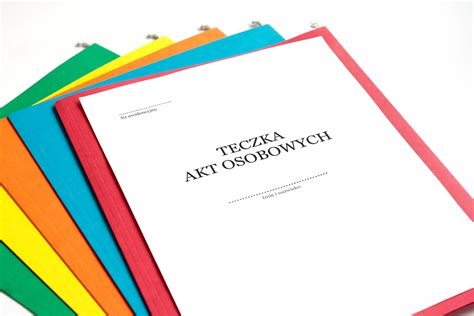 Struktura akt osobowych pracownika