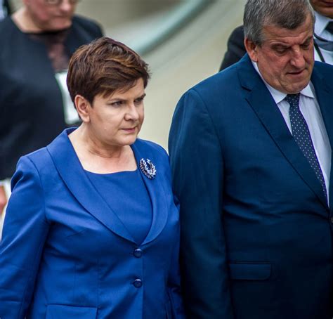 Beata Szydło z synem
