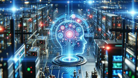 Ilustracja przedstawiająca zespół współpracujący nad analizą danych finansowych z użyciem nowoczesnych technologii