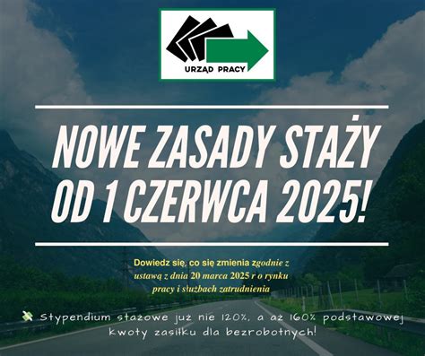 Infografika porównująca zasady odbywania stażu przed i po 1 czerwca 2025