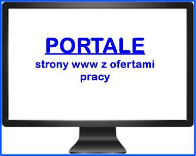 Grafika przedstawiająca różne ikony symbolizujące popularne portale z ofertami pracy