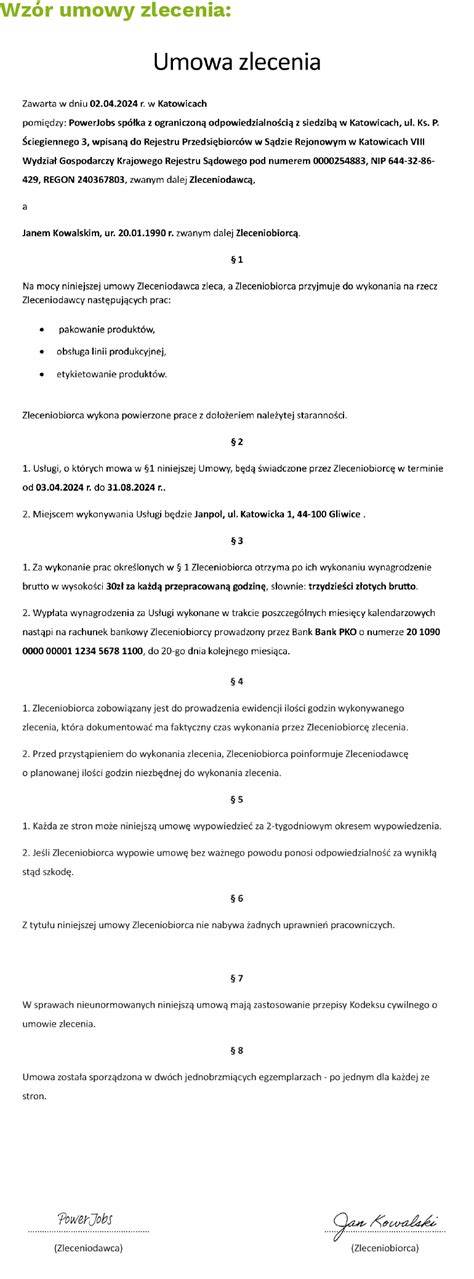 Infografika przedstawiająca minimalną stawkę godzinową dla umowy zlecenia w 2026 roku