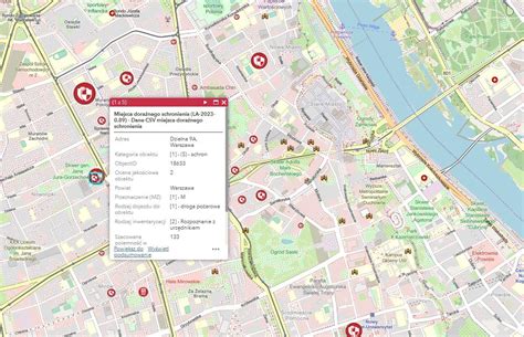 Mapa pokazująca, gdzie znajduje się najbliższy oddział ZUS.