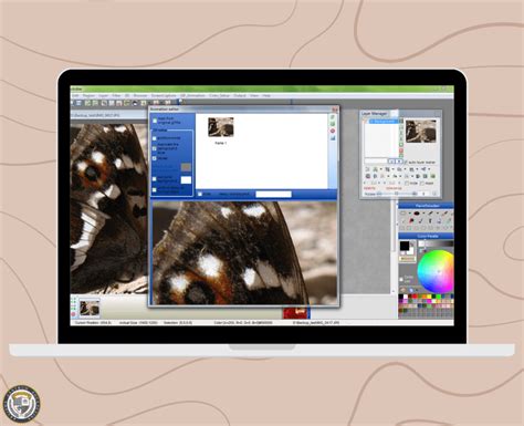 Interfejs programu Screenpresso z opcjami edycji