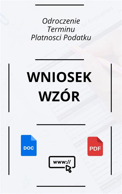 Infografika przedstawiająca kroki złożenia wniosku o odroczenie płatności podatku