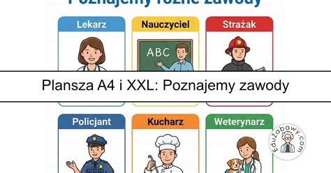 Ilustracja przedstawiająca różne branże i zawody
