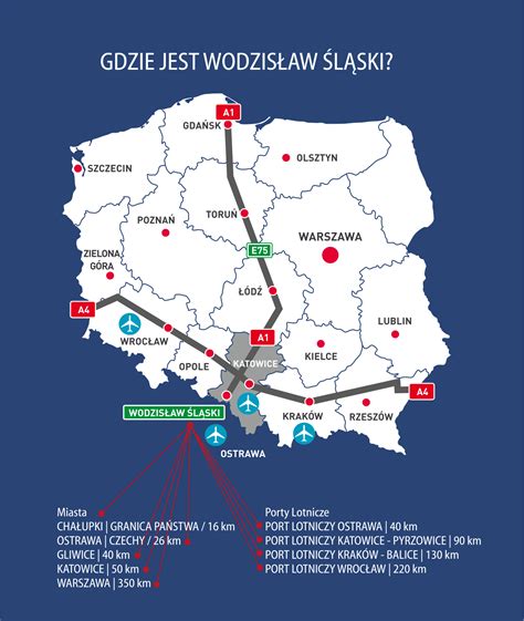 Mapa Ostrołęki z zaznaczonym Powiatowym Urzędem Pracy