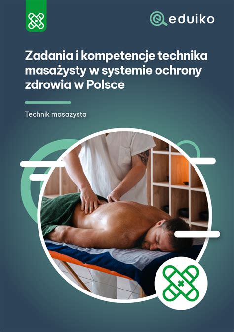 Tabela z zakresem czynności technika masażysty