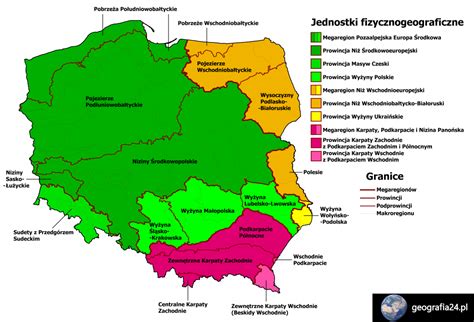 Mapa Polski z zaznaczonymi regionami o największej koncentracji firm rodzinnych.